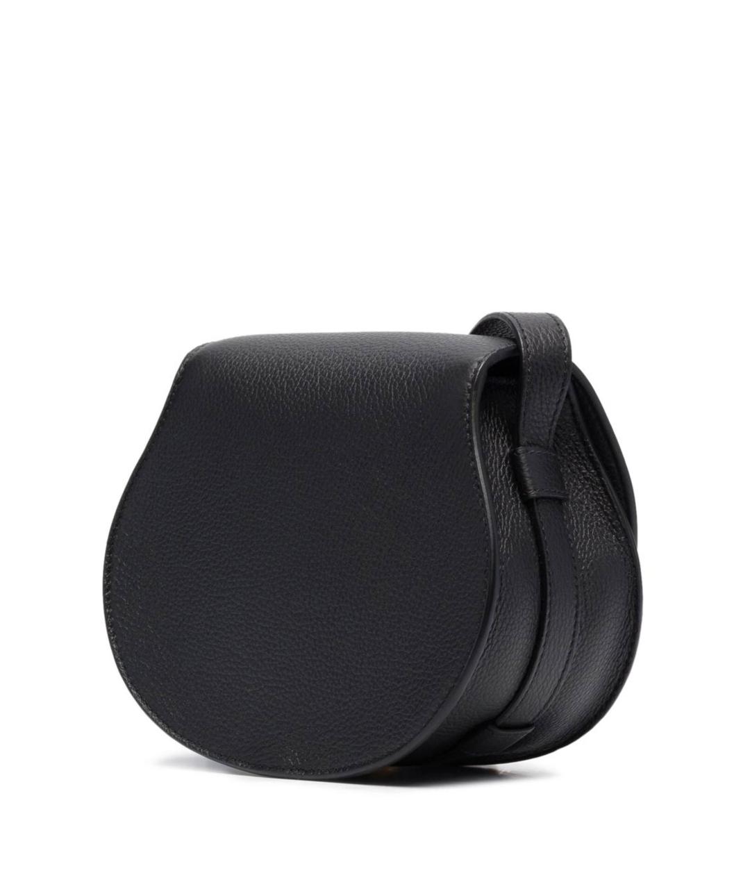 CHLOE Черная кожаная сумка через плечо, фото 2