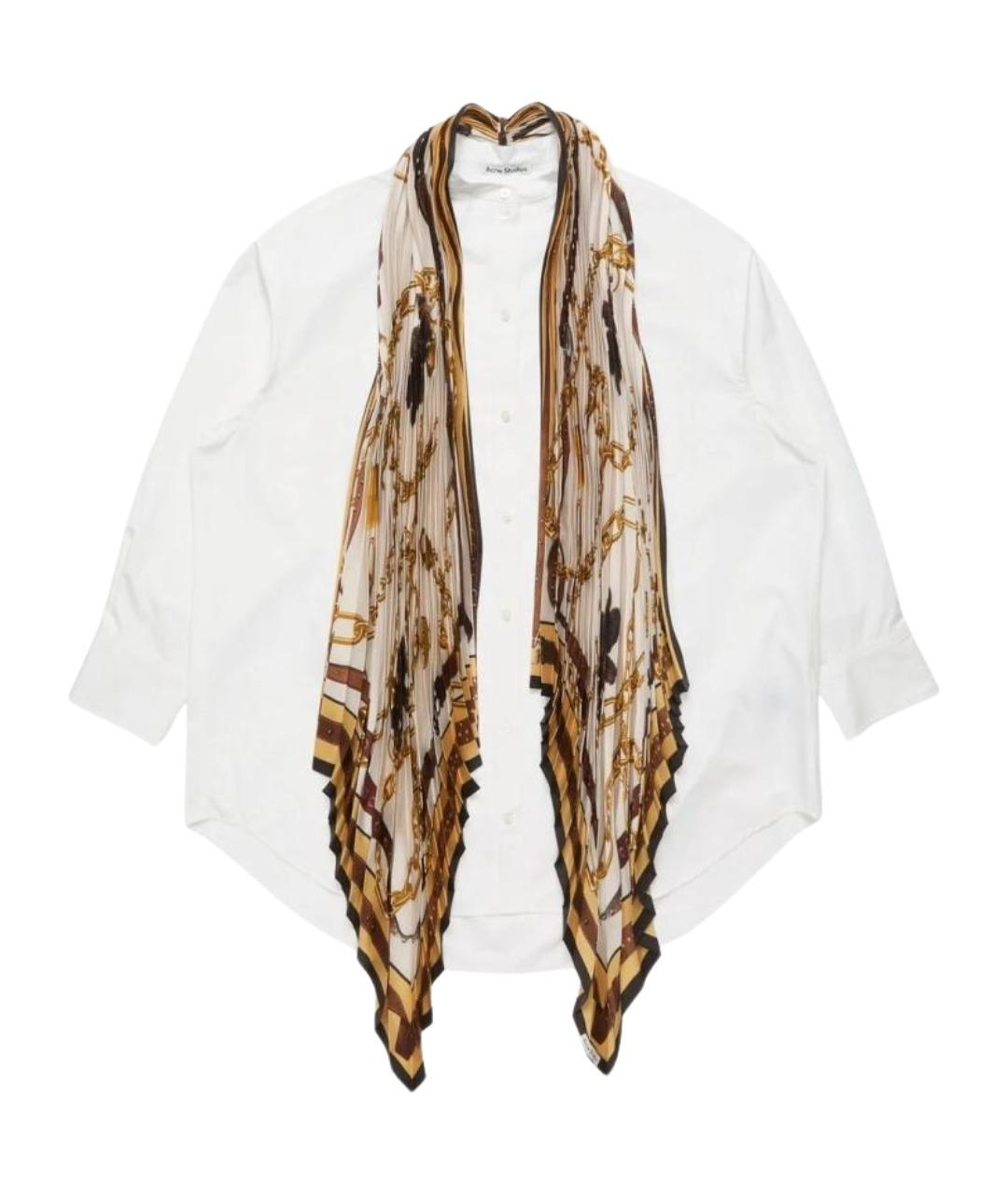 ACNE STUDIOS Белая хлопковая рубашка, фото 1