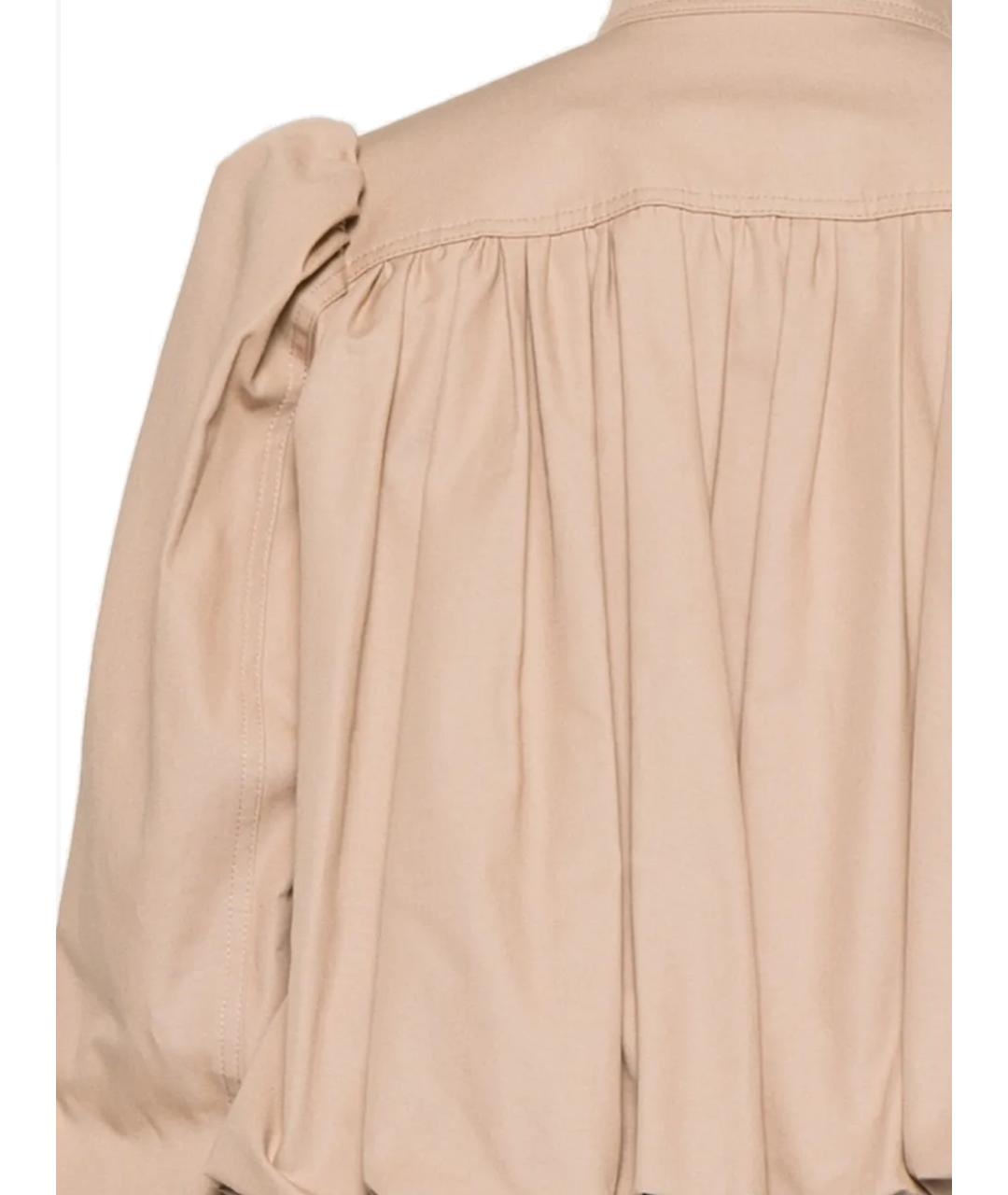 CHLOE Бежевая хлопковая куртка, фото 3