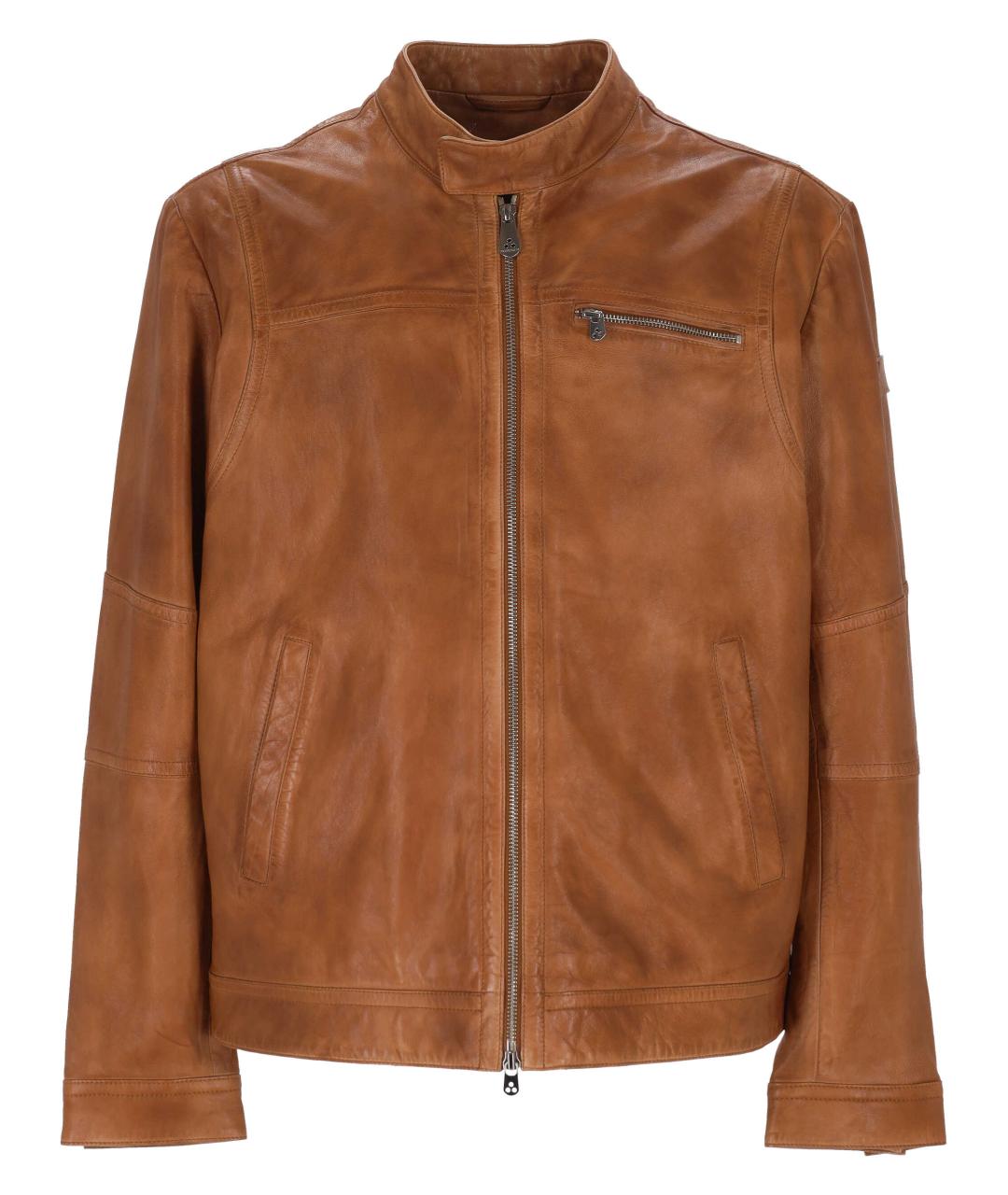 PEUTEREY Коричневая замшевая куртка, фото 1