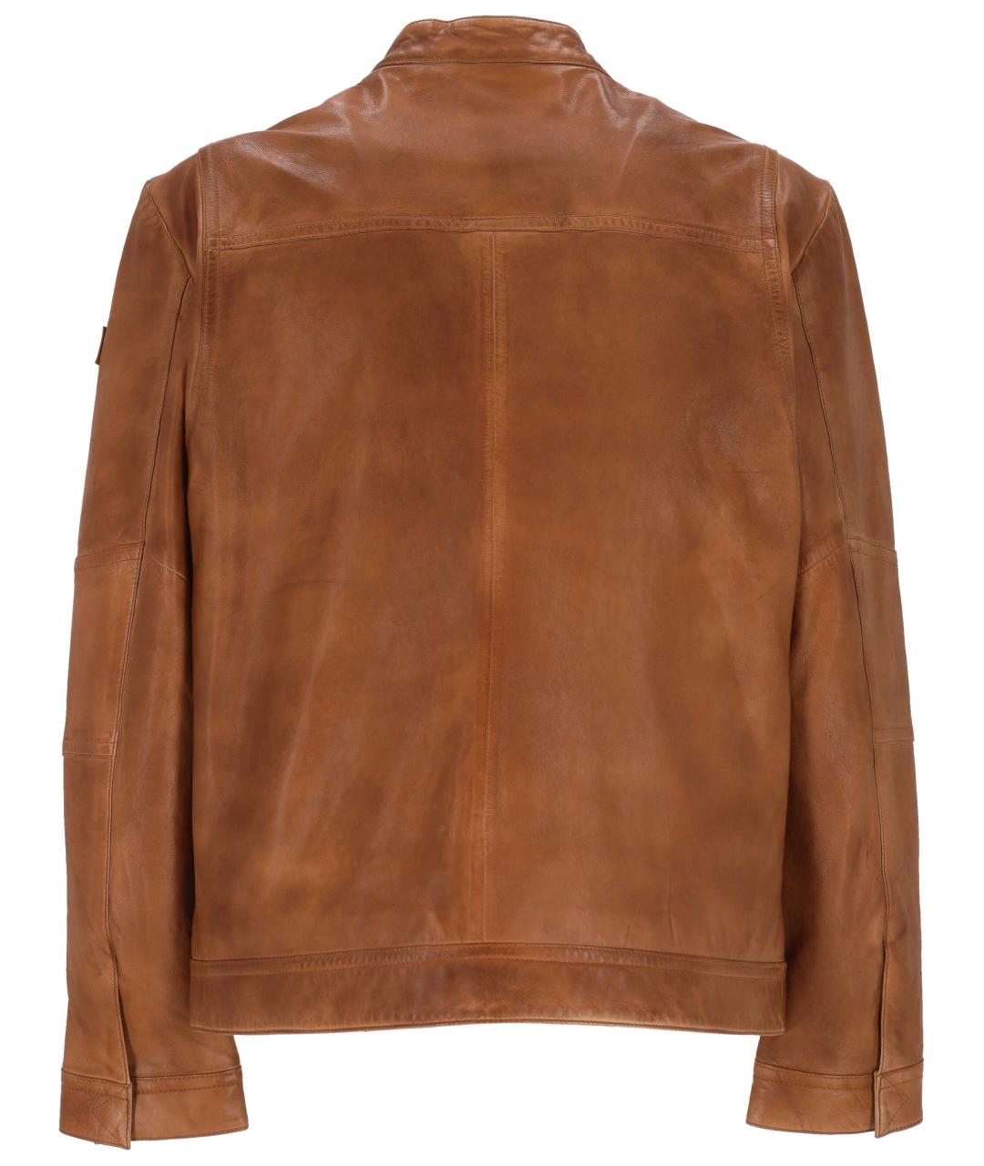 PEUTEREY Коричневая замшевая куртка, фото 3