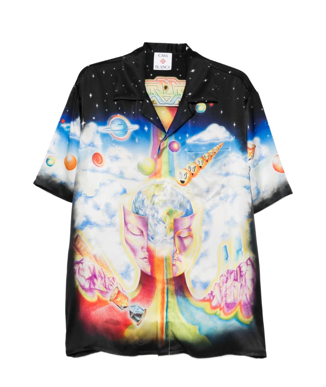 CASABLANCA Мульти шелковая кэжуал рубашка, фото 1