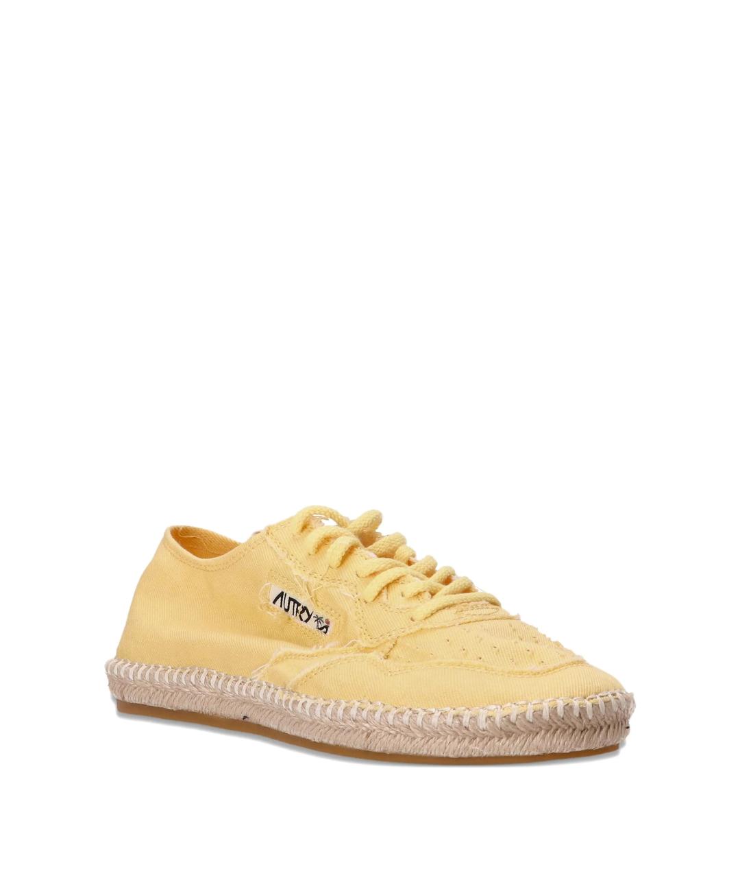AUTRY Желтые текстильные эспадрильи, фото 2