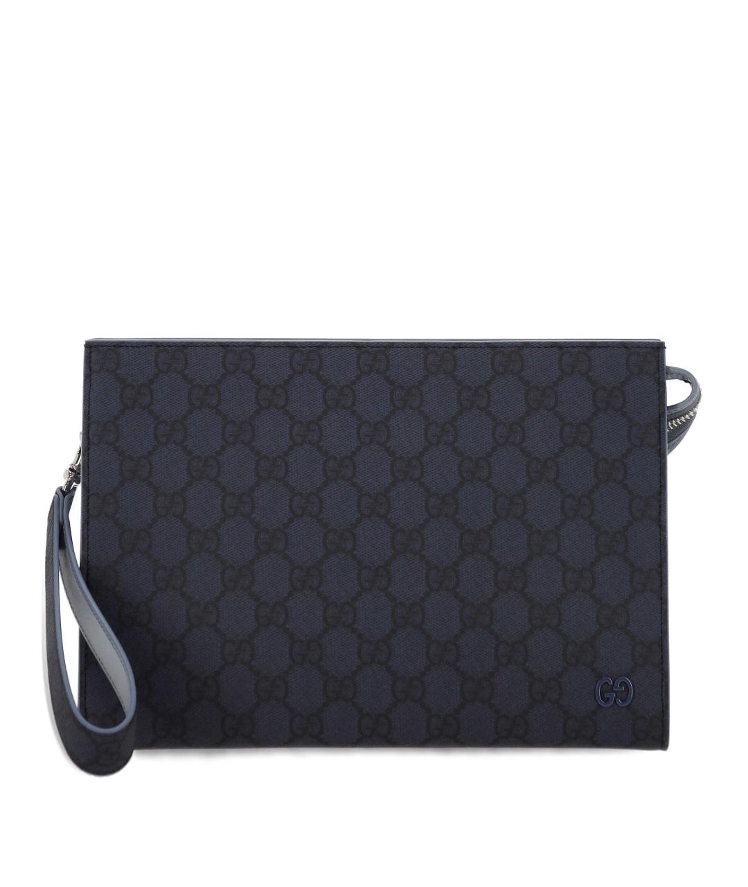 GUCCI Синяя барсетка, фото 1