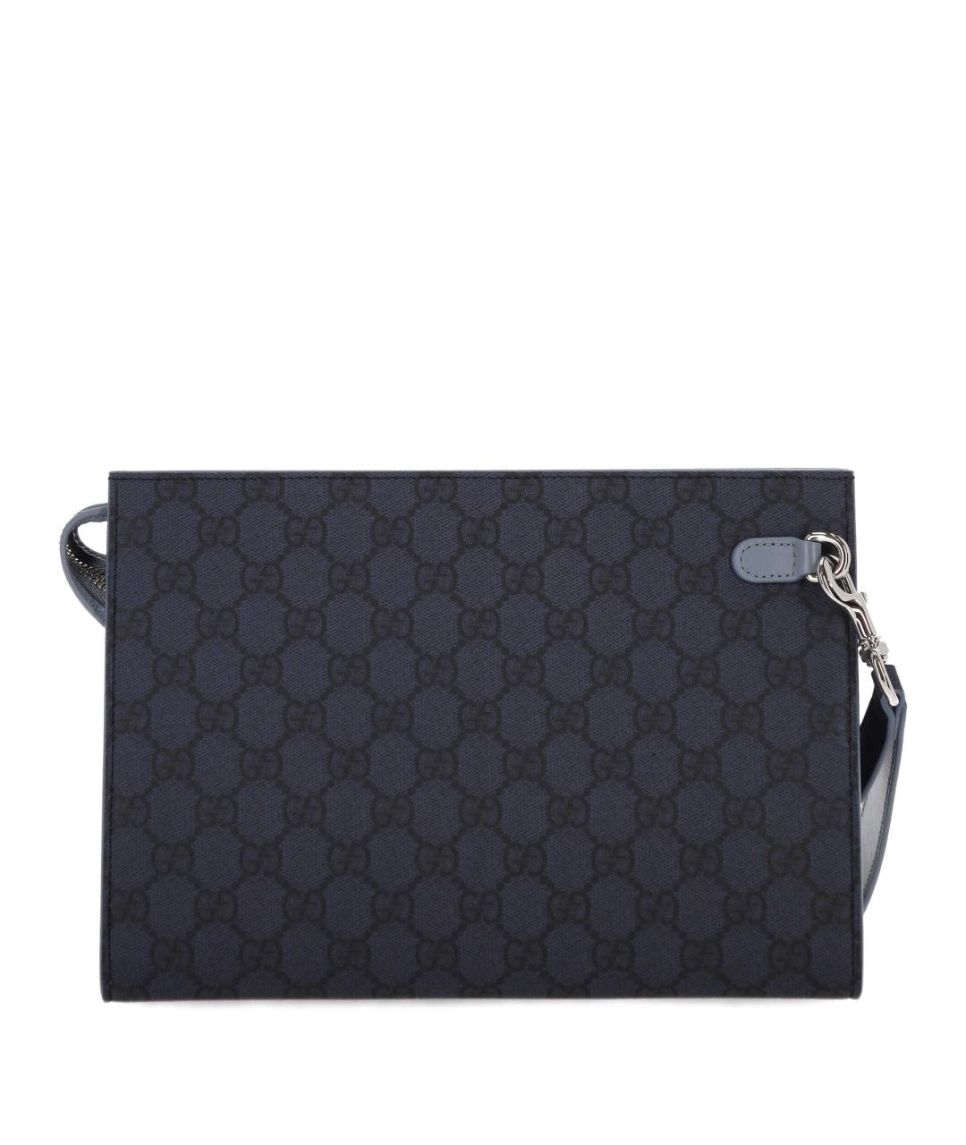 GUCCI Синяя барсетка, фото 3