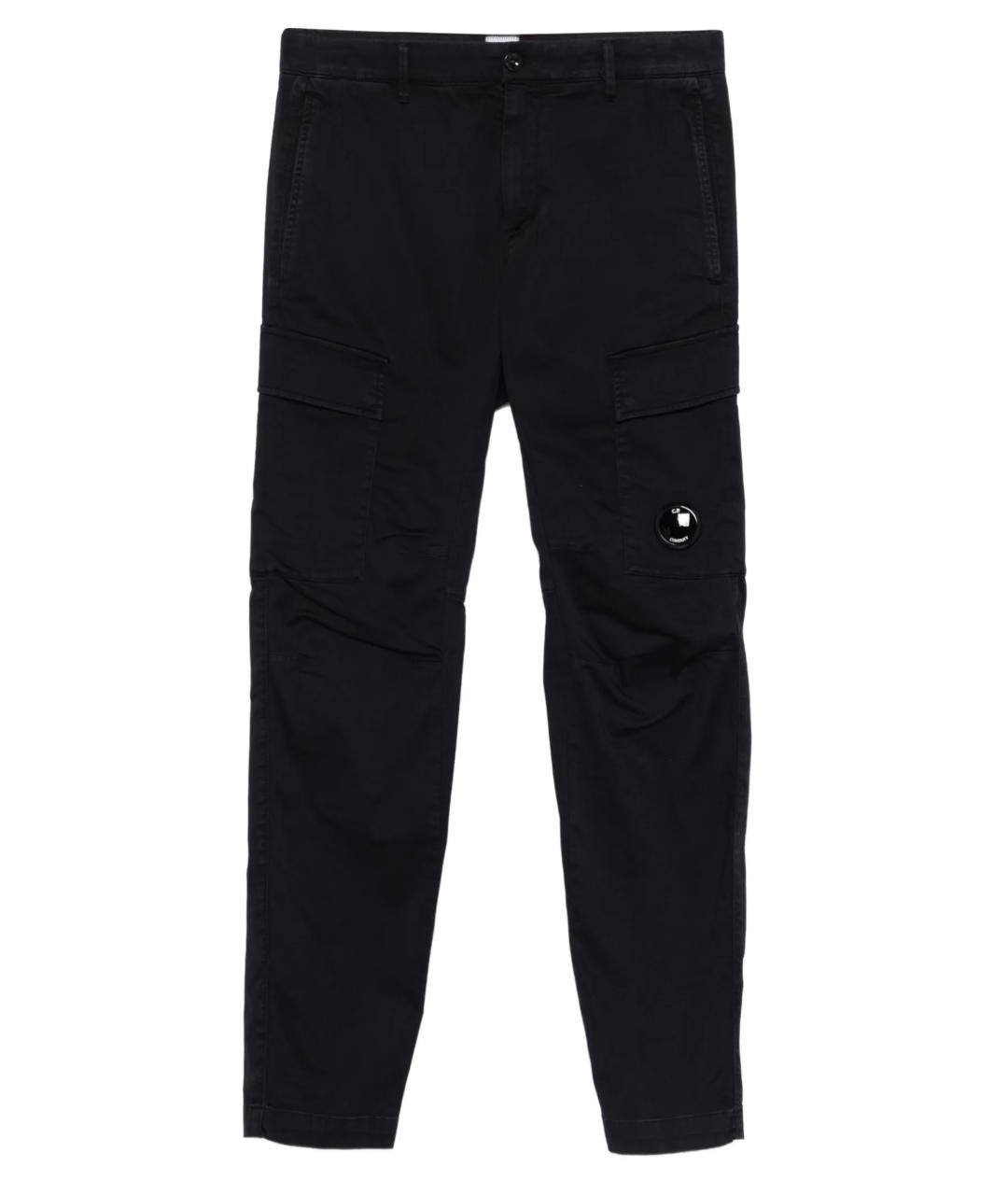 CP COMPANY Черные хлопковые повседневные брюки, фото 1