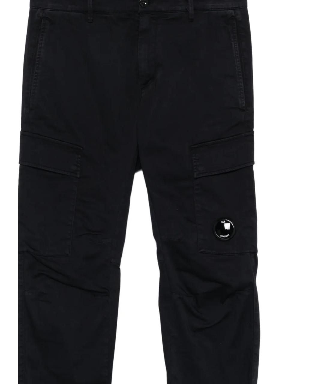 CP COMPANY Черные хлопковые повседневные брюки, фото 2
