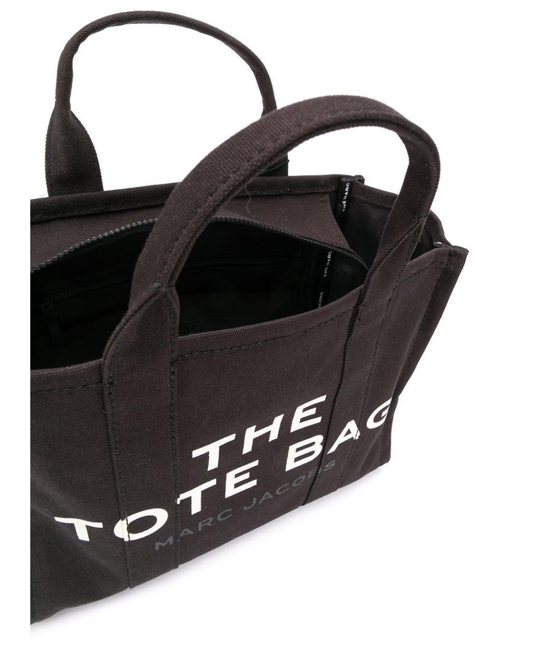 MARC JACOBS Черная тканевая сумка тоут, фото 3