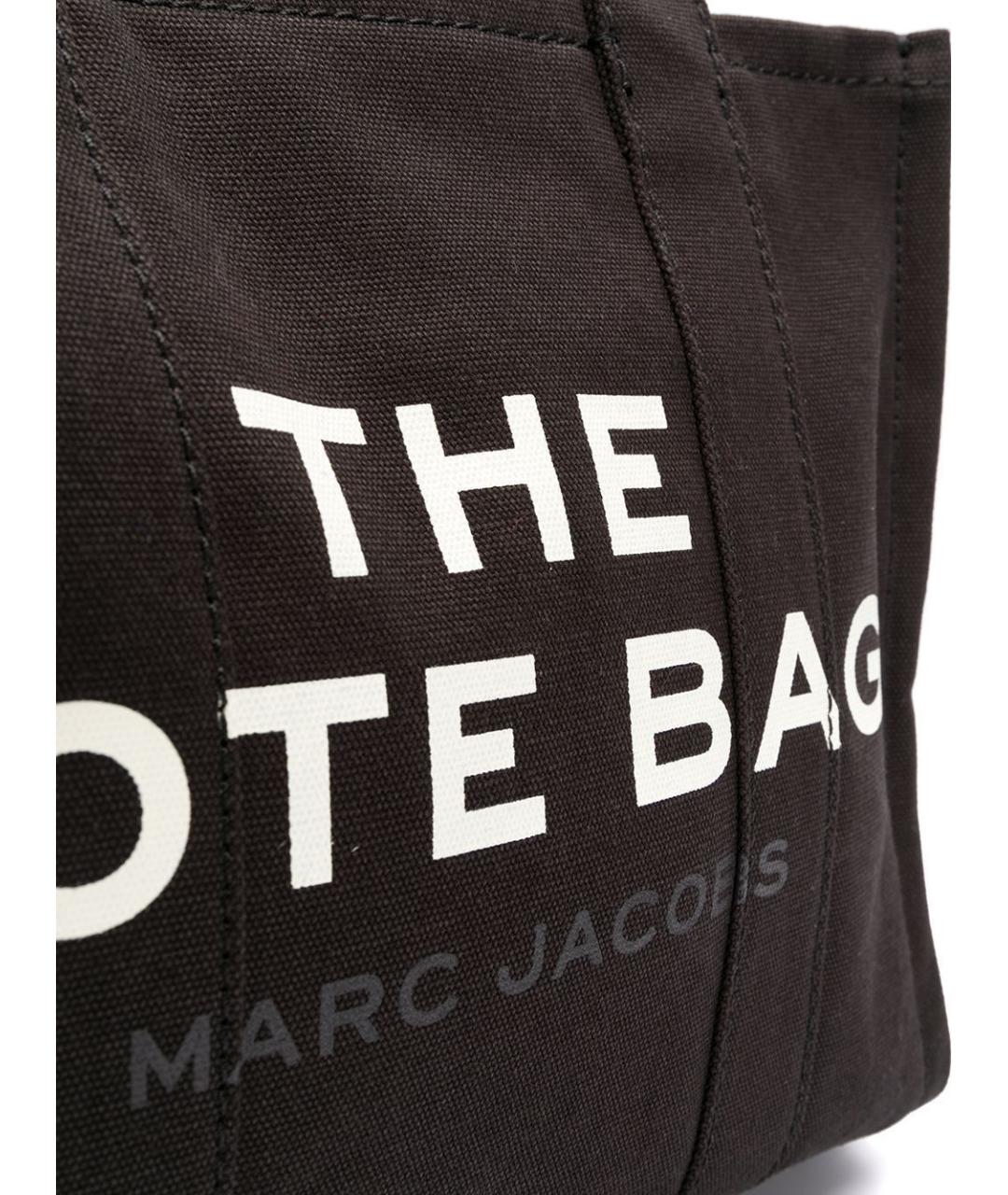 MARC JACOBS Черная тканевая сумка тоут, фото 4