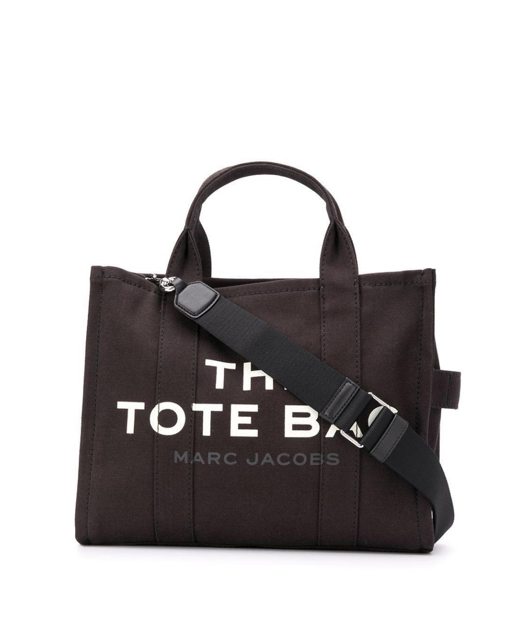 MARC JACOBS Черная тканевая сумка тоут, фото 1