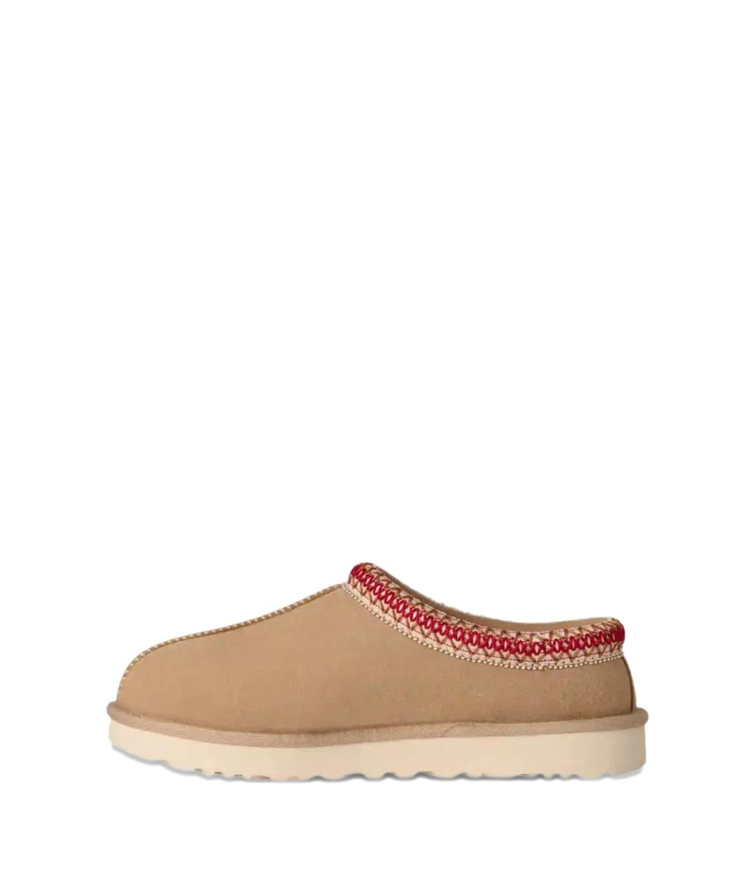 UGG AUSTRALIA Бежевые замшевые сабо, фото 4