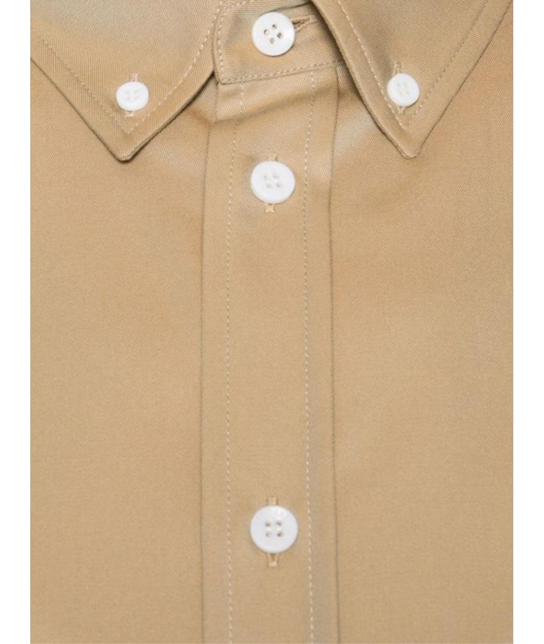 PHOEBE PHILO Бежевая хлопковая рубашка, фото 2