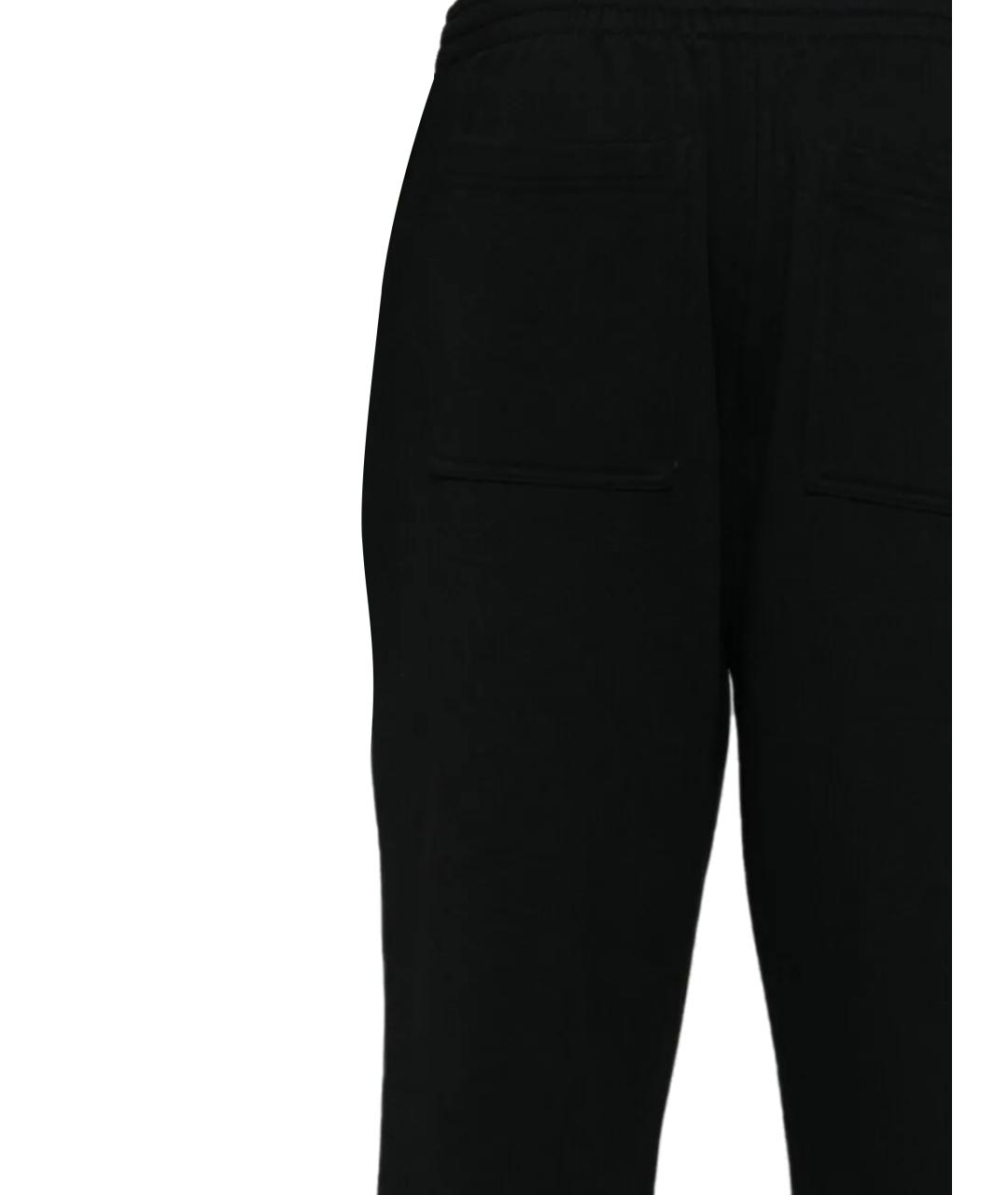 REPRESENT Черные хлопковые повседневные брюки, фото 3