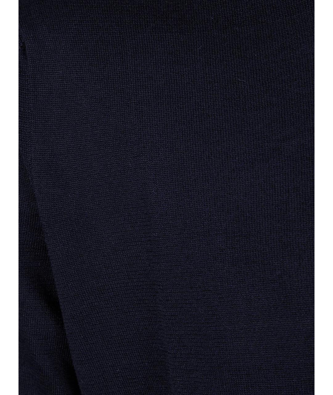 LARDINI Темно-синий хлопковый джемпер / свитер, фото 2