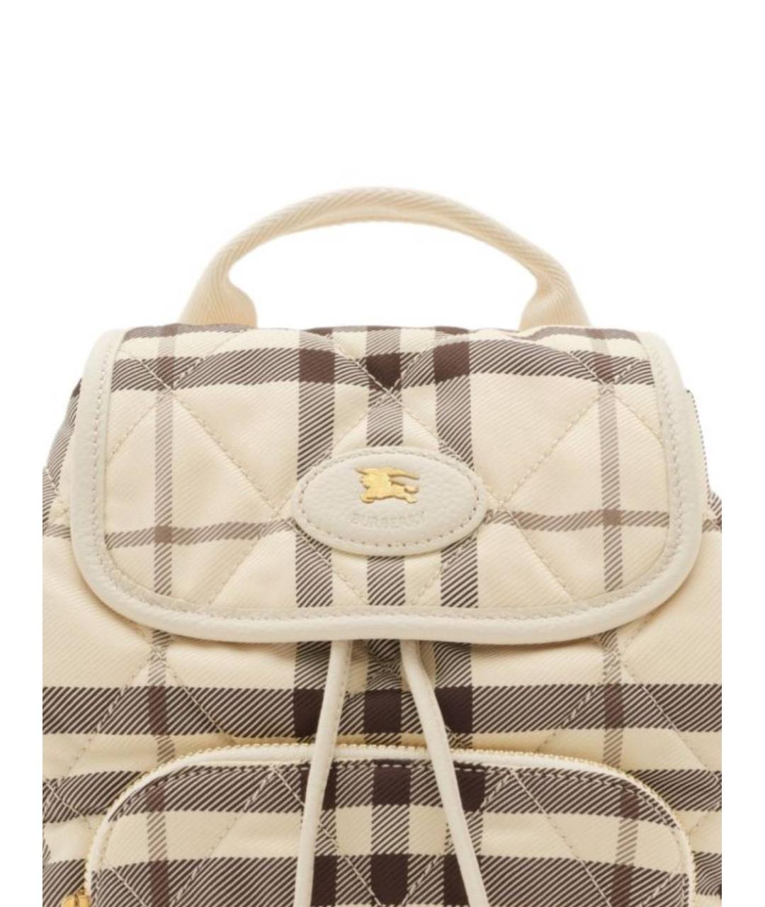 BURBERRY Белый рюкзак, фото 4