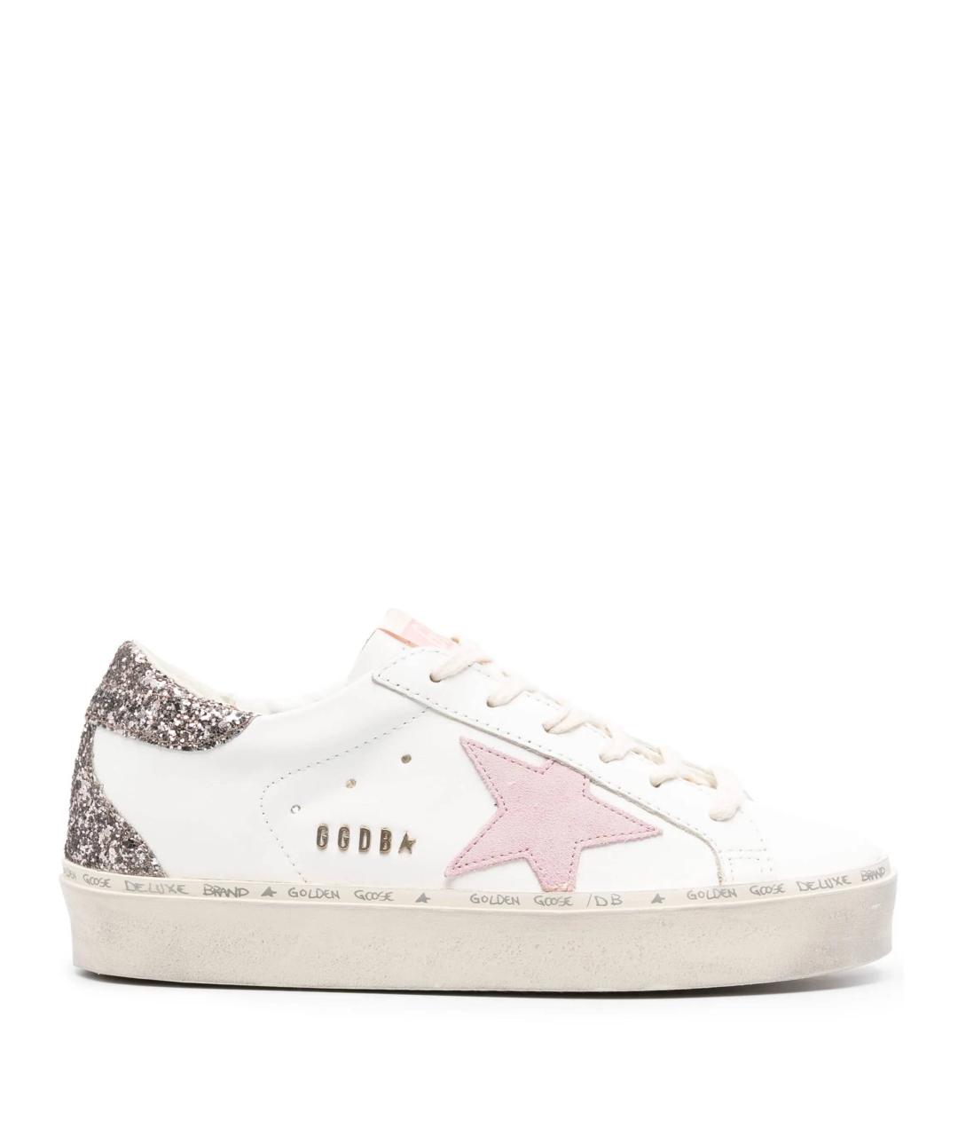 GOLDEN GOOSE DELUXE BRAND Белые кожаные кеды, фото 1