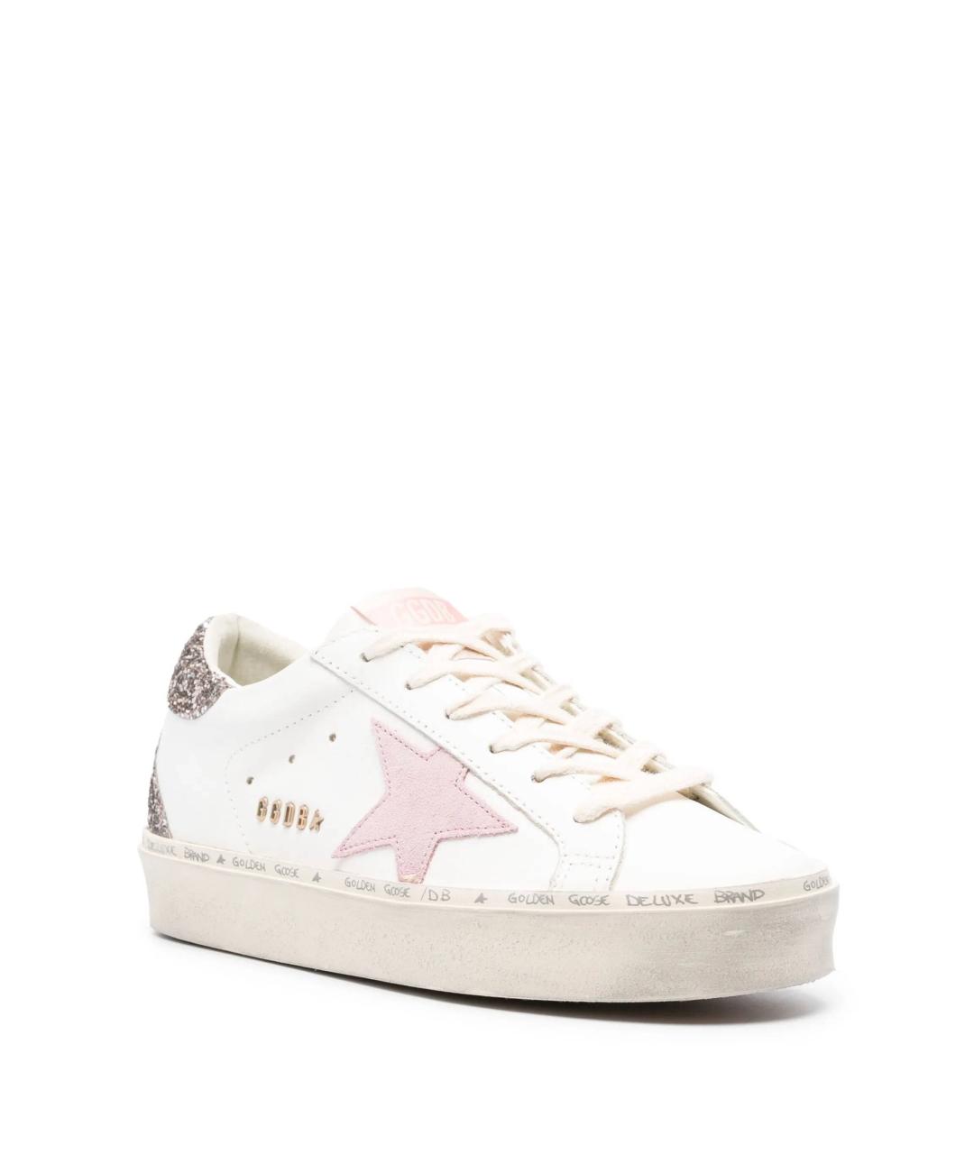 GOLDEN GOOSE DELUXE BRAND Белые кожаные кеды, фото 2