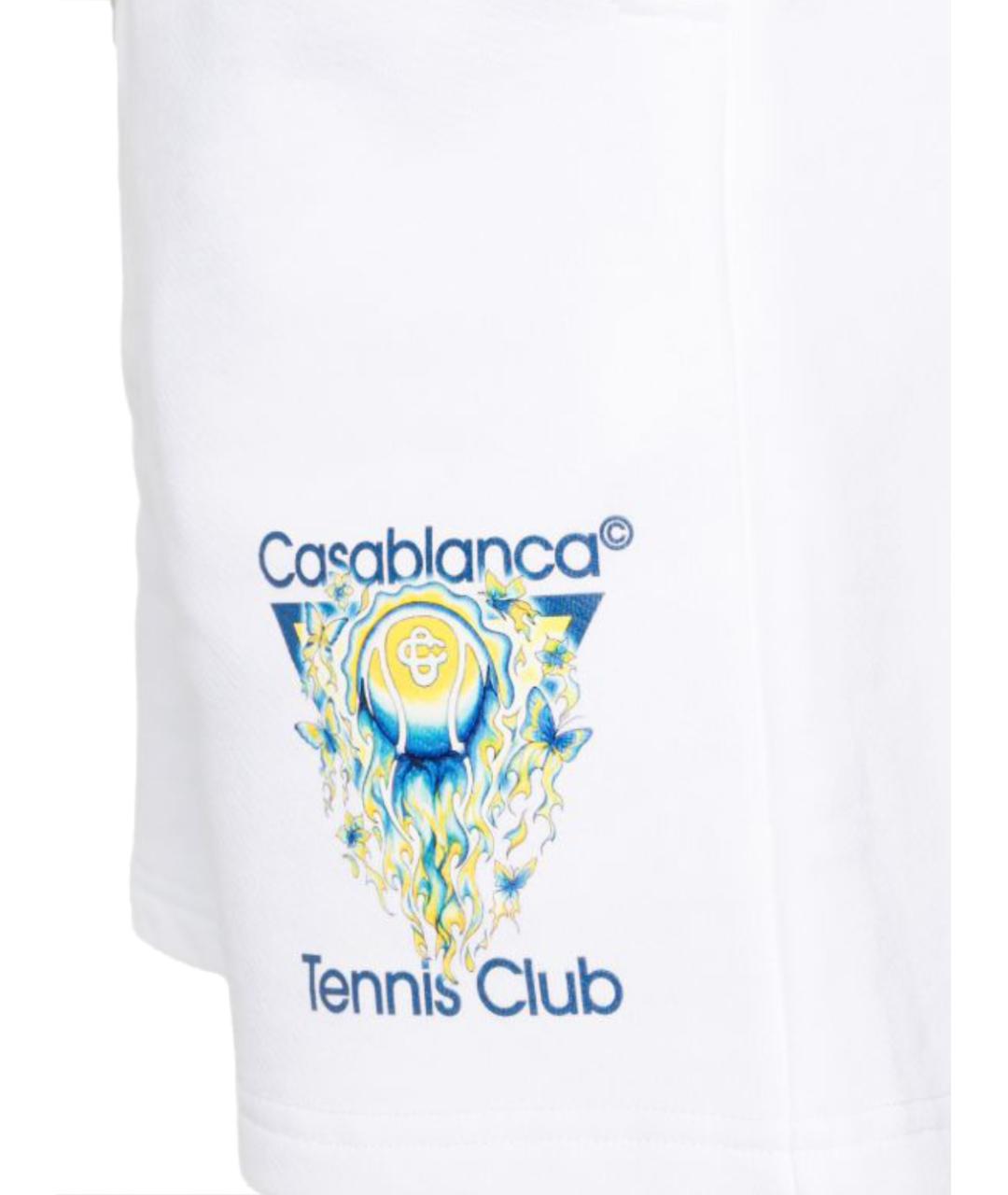 CASABLANCA Белые хлопковые шорты, фото 2