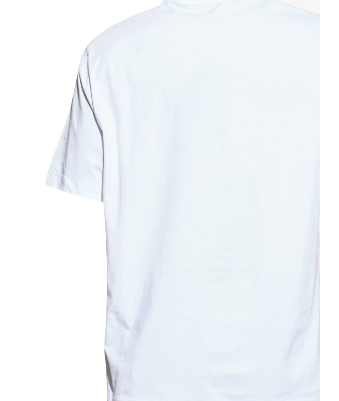VERSACE Белая хлопковая футболка, фото 3
