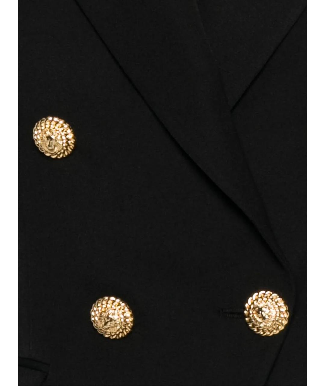 BALMAIN Черный шерстяной жакет/пиджак, фото 2