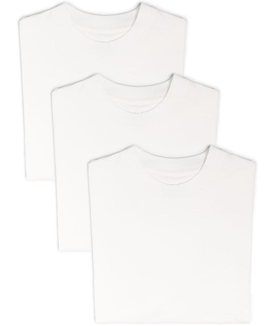 JIL SANDER Белая хлопковая футболка, фото 1