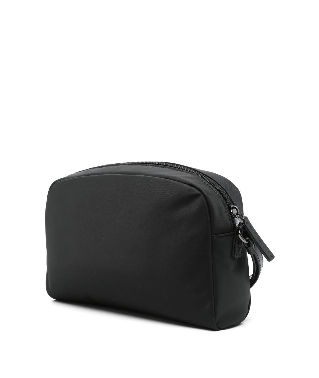 EMPORIO ARMANI Черная синтетическая барсетка, фото 2