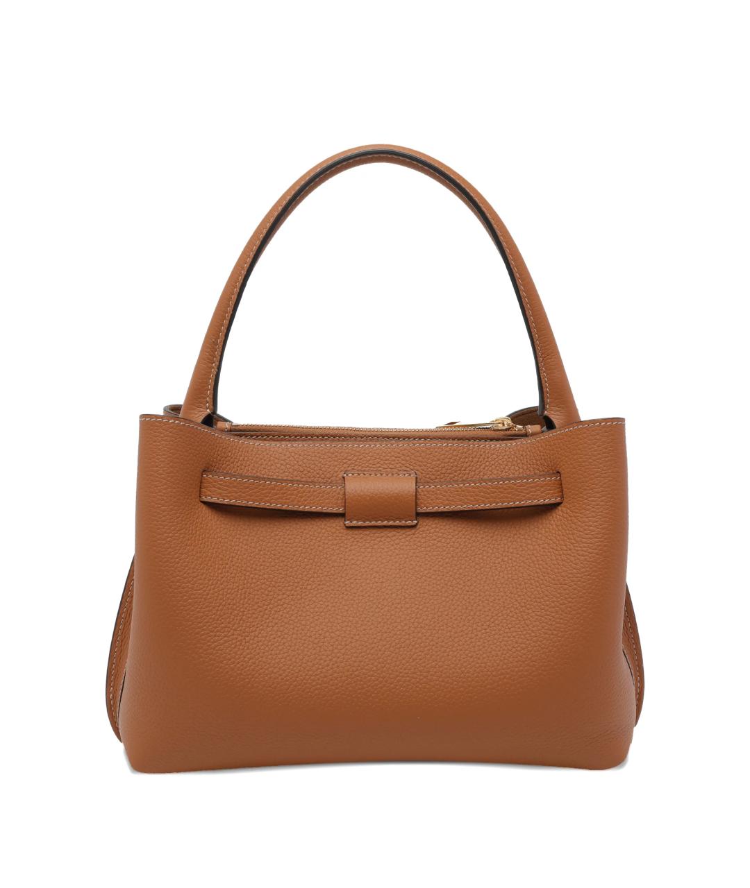 TOD'S Коричневая кожаная сумка через плечо, фото 3