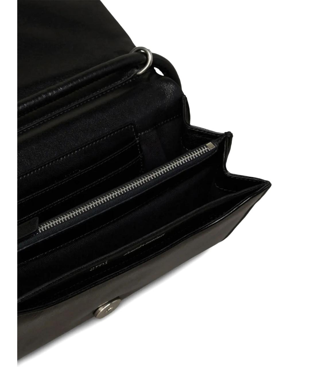 Ami Paris Черный кожаный кошелек, фото 4