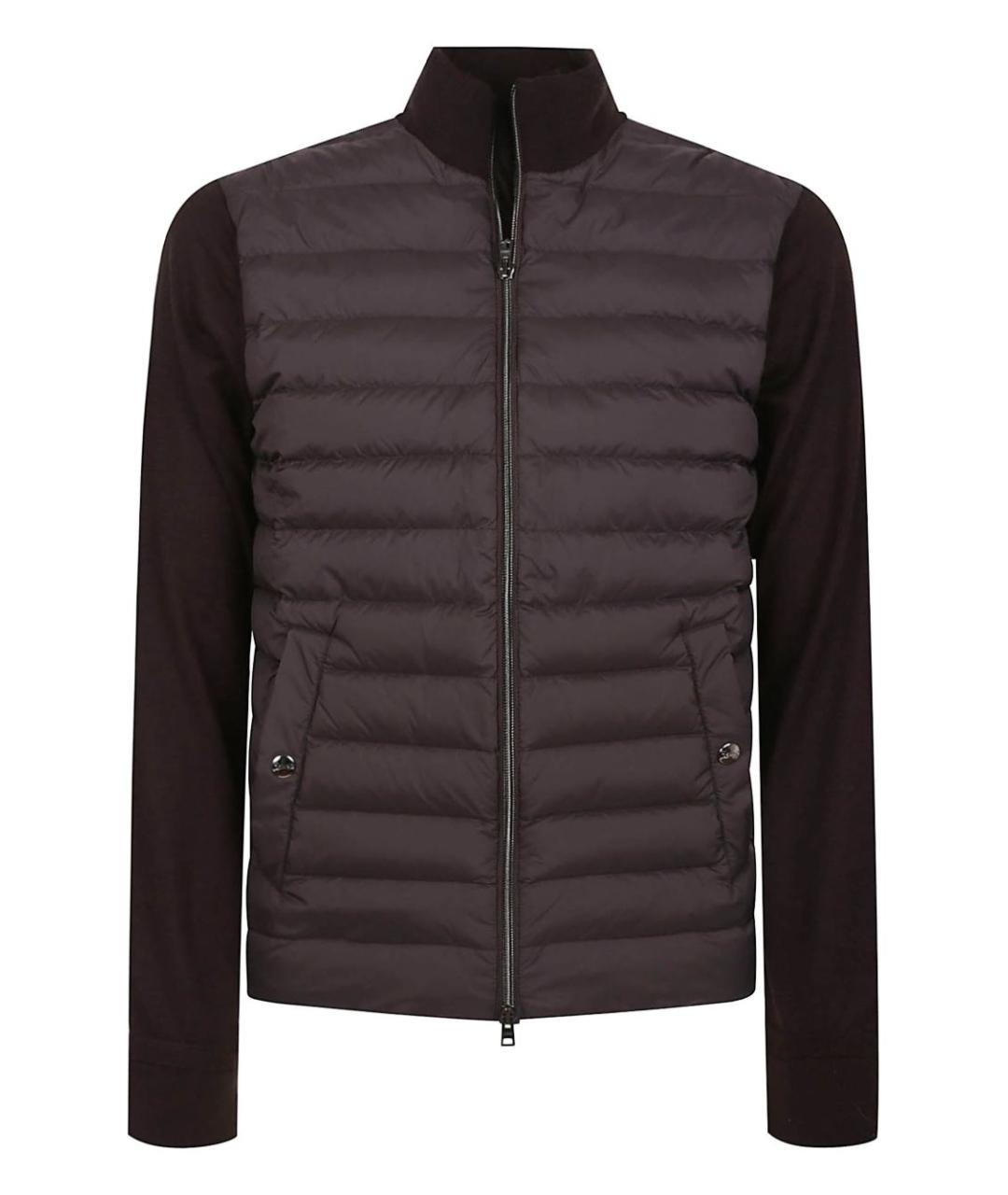 HERNO Коричневая шерстяная куртка, фото 1