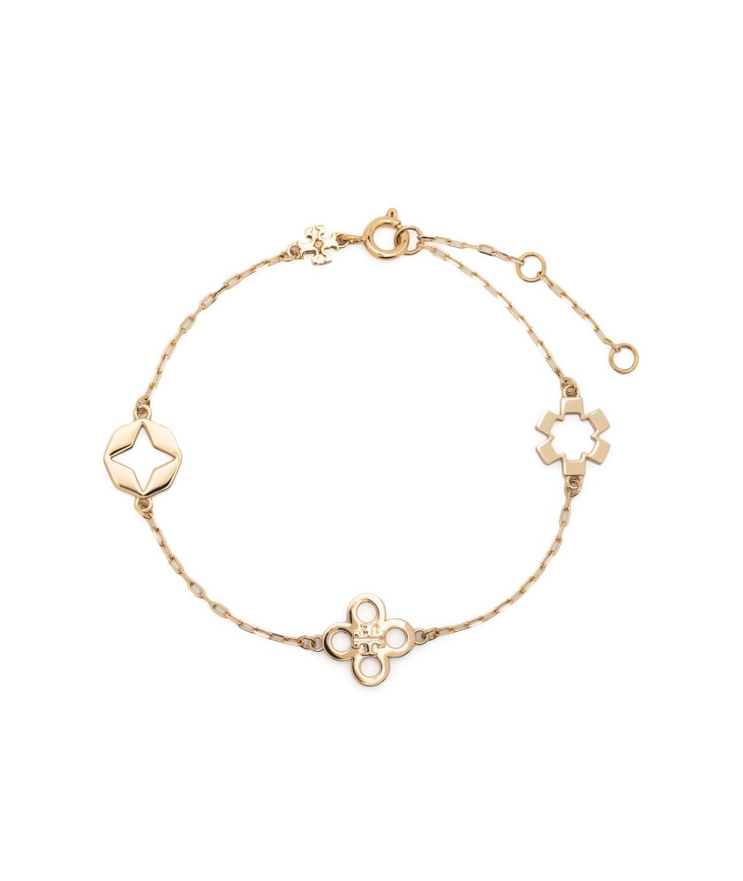 TORY BURCH Золотой металлический браслет, фото 1