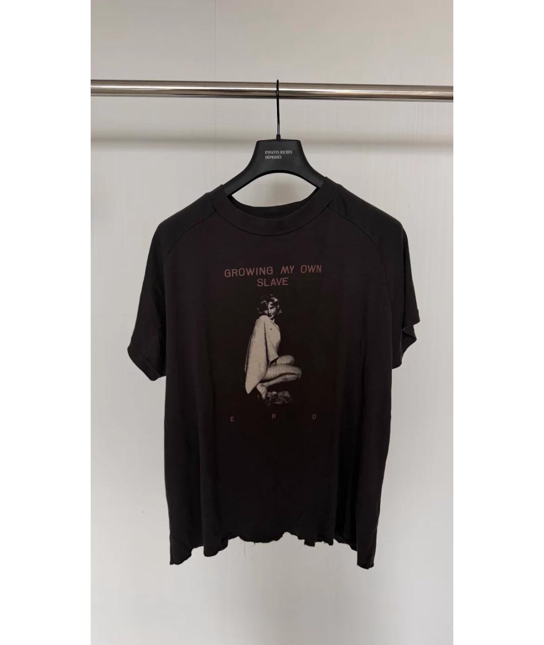 Enfants Riches Déprimés Черная хлопковая футболка, фото 3