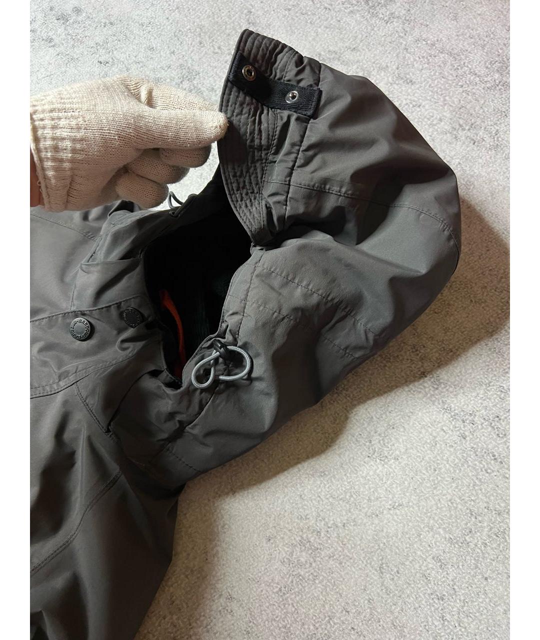 BARBOUR Серая полиэстеровая куртка, фото 6