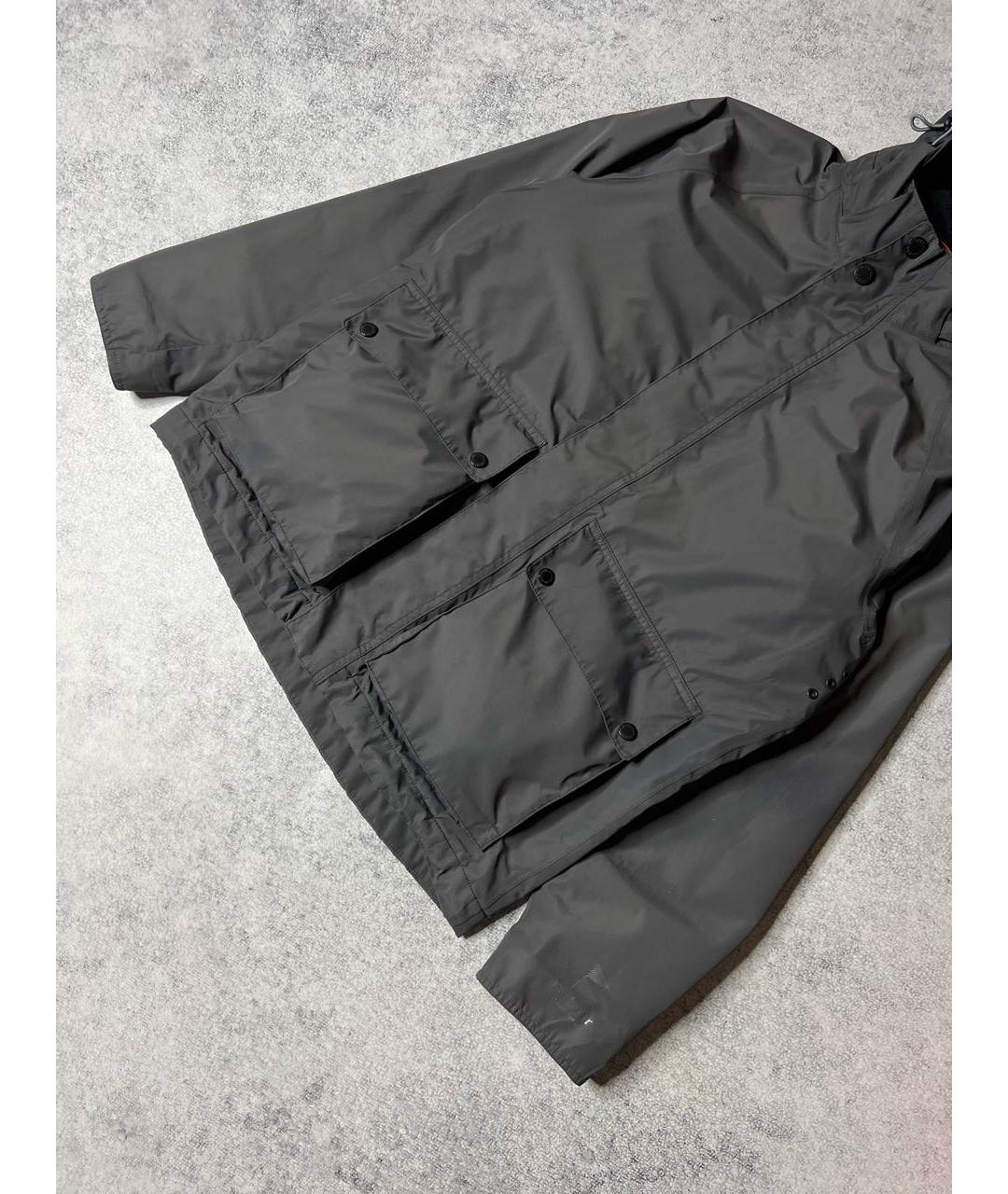 BARBOUR Серая полиэстеровая куртка, фото 4