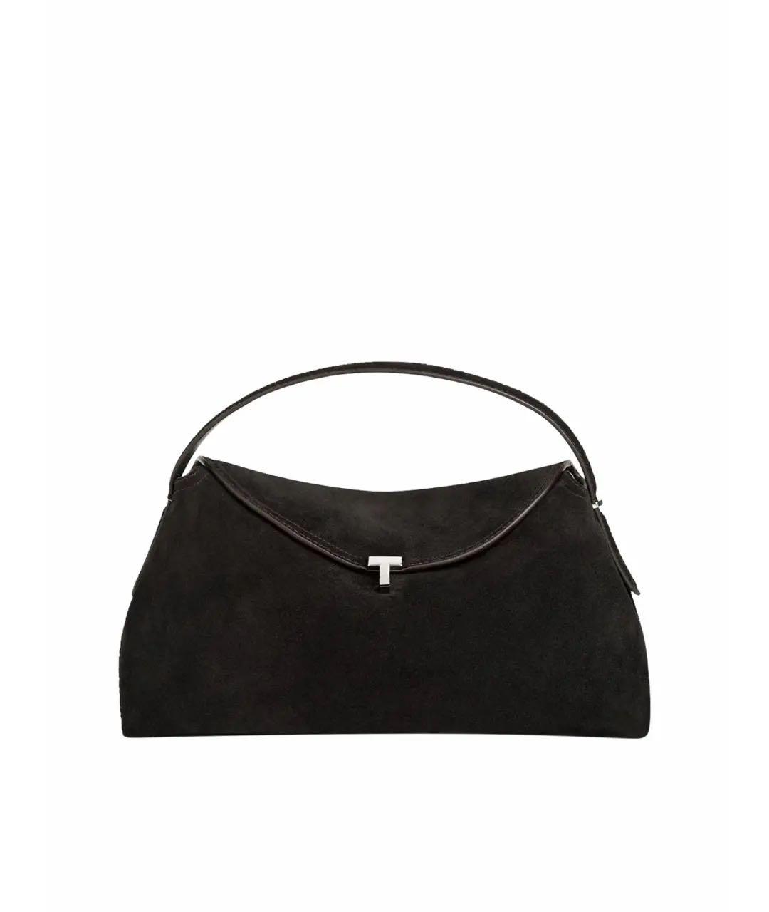 TOTEME Коричневая замшевая сумка через плечо, фото 9