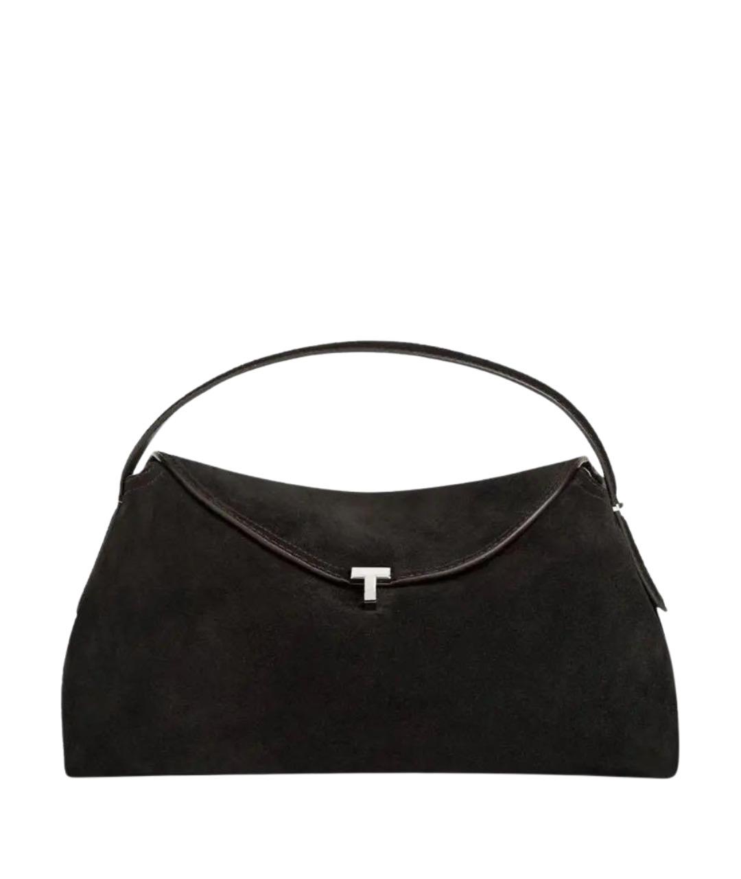 TOTEME Коричневая замшевая сумка через плечо, фото 1