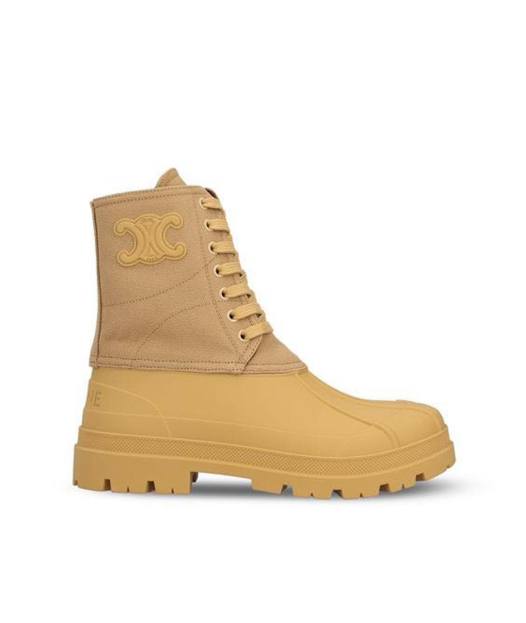 CELINE Бежевые ботинки, фото 9