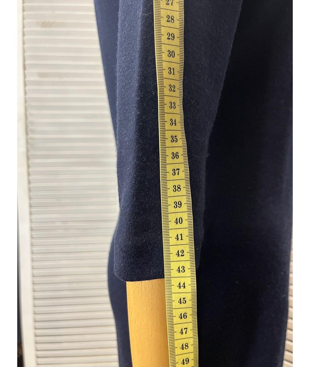 HUGO BOSS Темно-синее шерстяное повседневное платье, фото 4