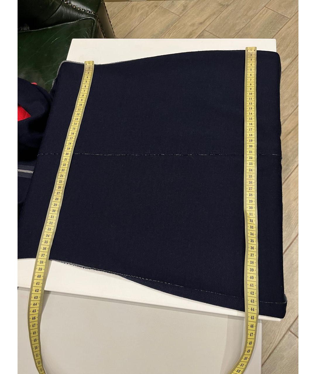 HUGO BOSS Темно-синее шерстяное повседневное платье, фото 8