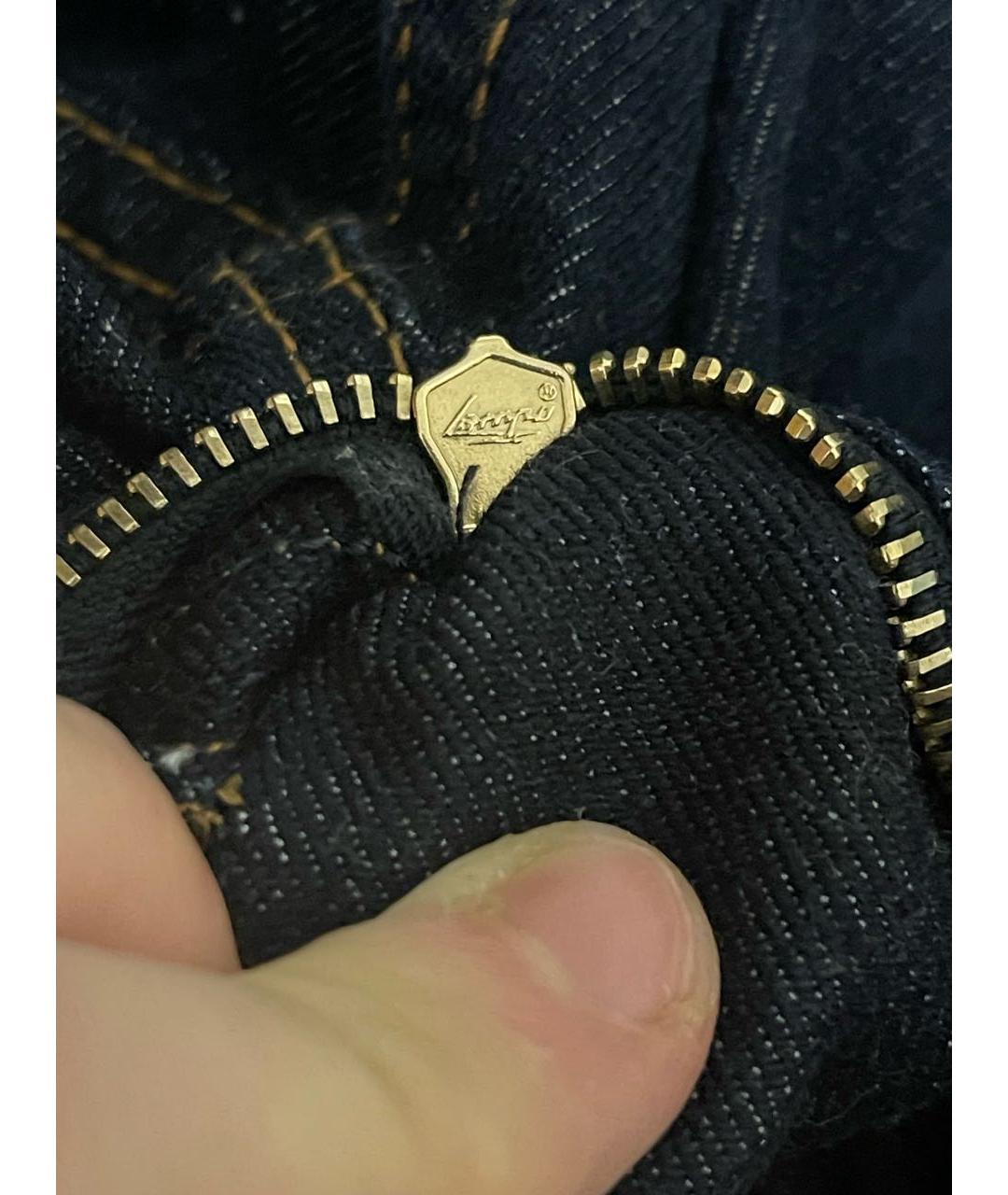 GUCCI Темно-синие хлопковые джинсы скинни, фото 7