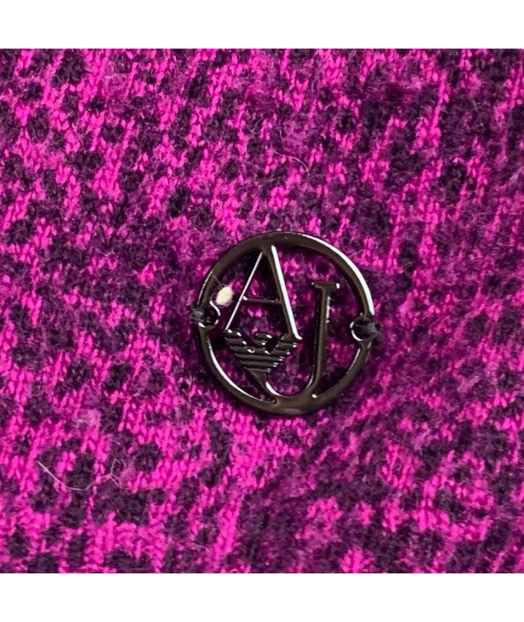 ARMANI JEANS Фуксия вискозный кардиган, фото 3