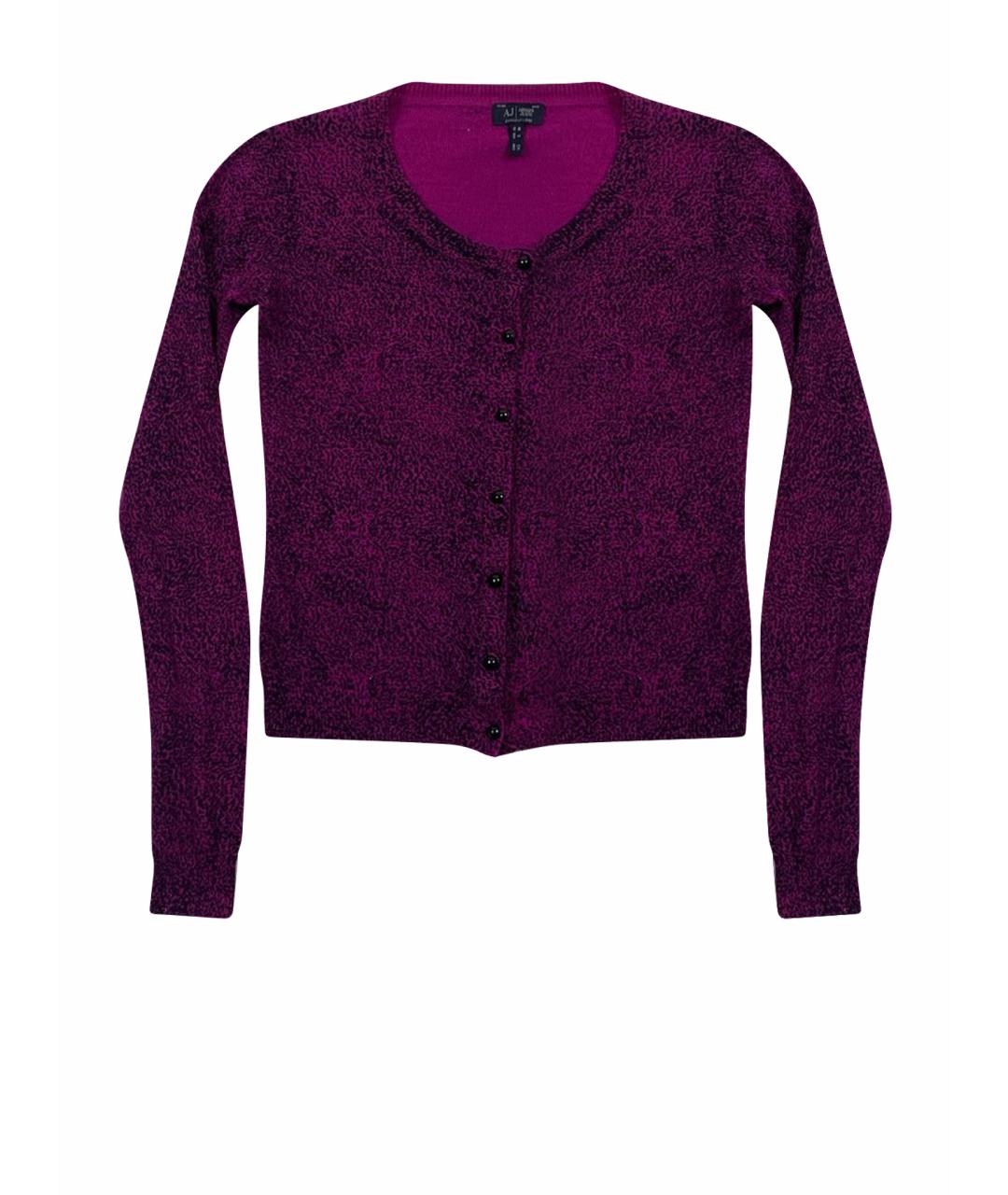 ARMANI JEANS Фуксия вискозный кардиган, фото 1