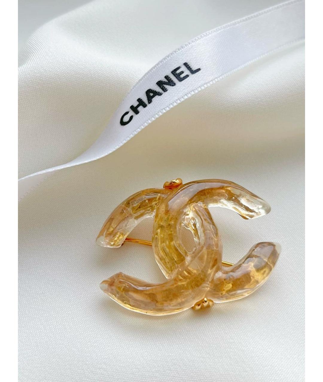 CHANEL Пластиковая булавка / брошь, фото 4