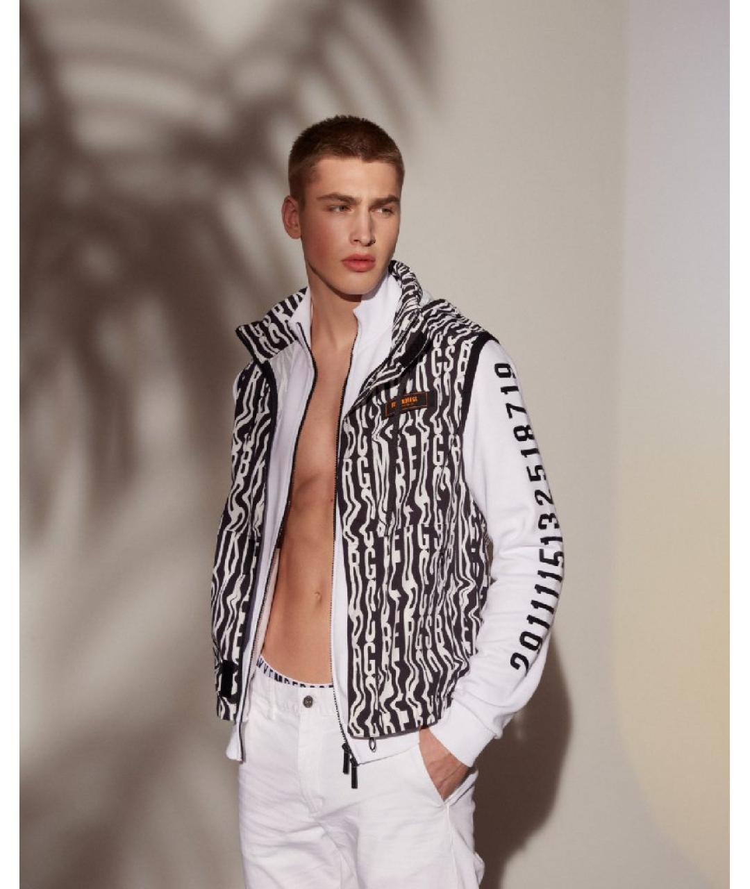 BIKKEMBERGS Черный полиэстеровый жилет, фото 9