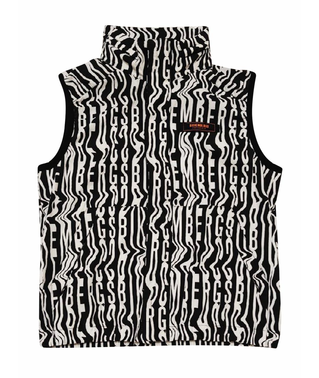 BIKKEMBERGS Черный полиэстеровый жилет, фото 1