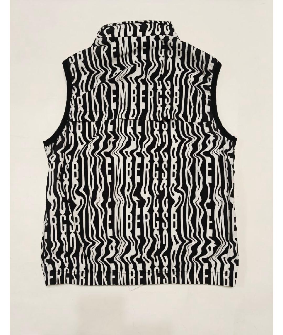 BIKKEMBERGS Черный полиэстеровый жилет, фото 2