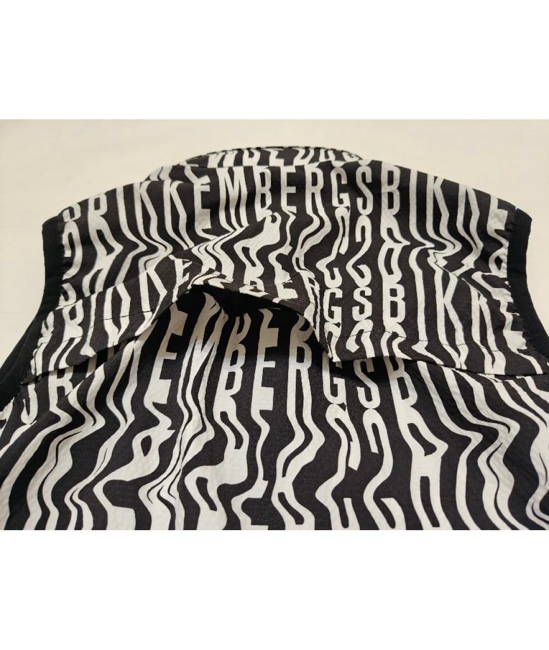 BIKKEMBERGS Черный полиэстеровый жилет, фото 8