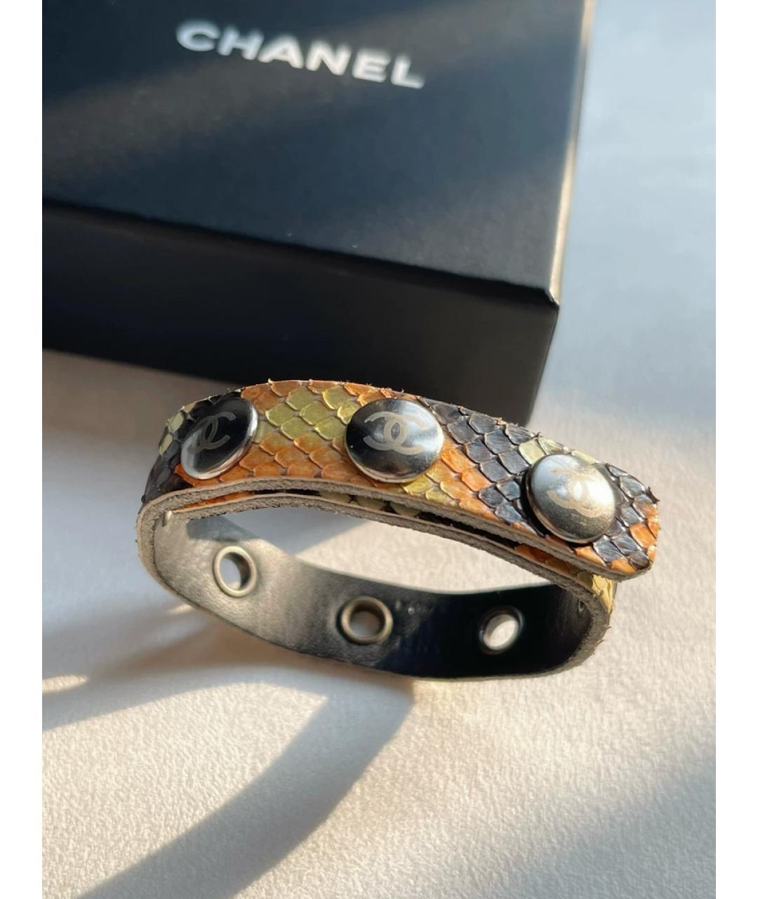 CHANEL Мульти кожаный браслет, фото 6