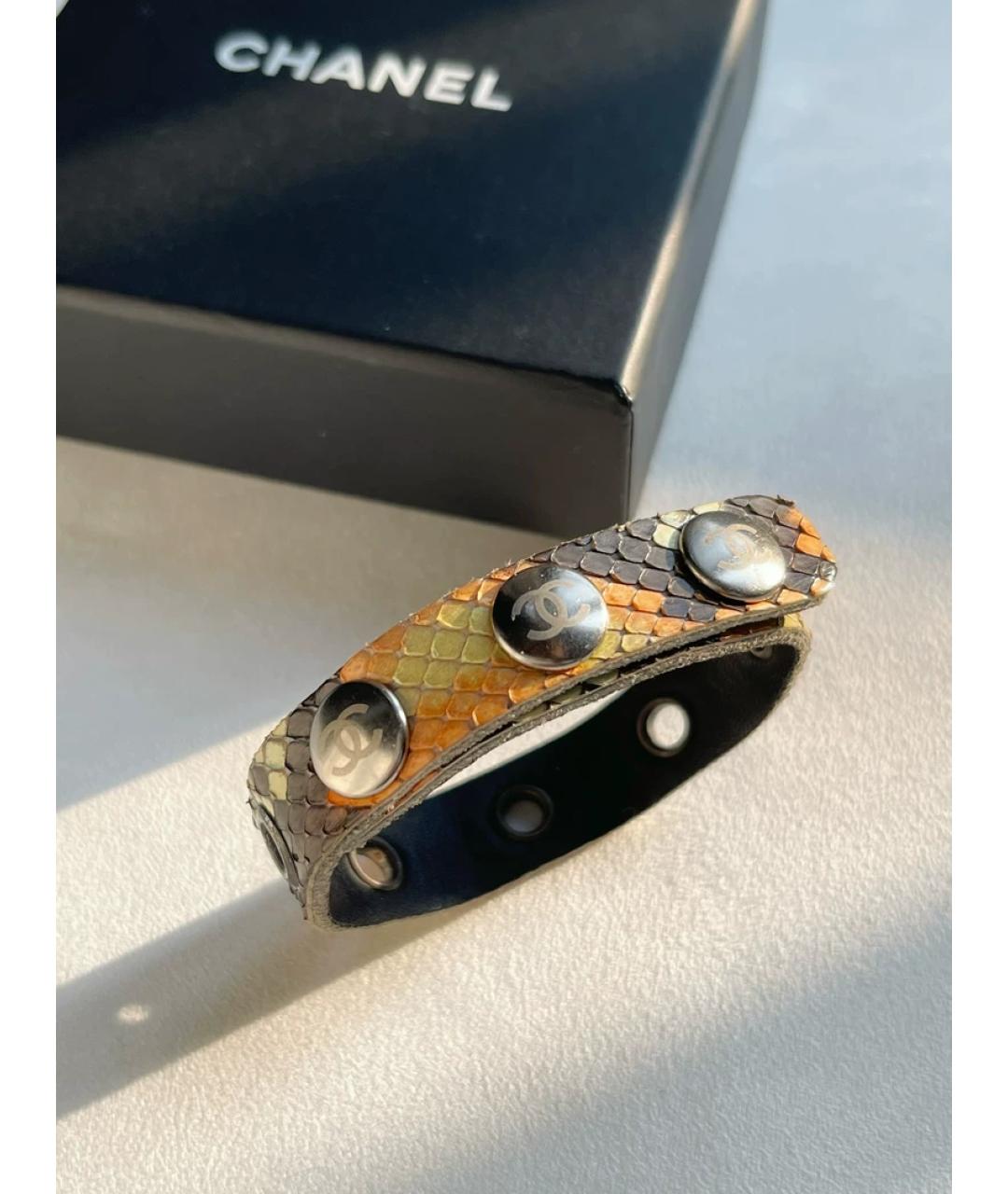 CHANEL Мульти кожаный браслет, фото 5