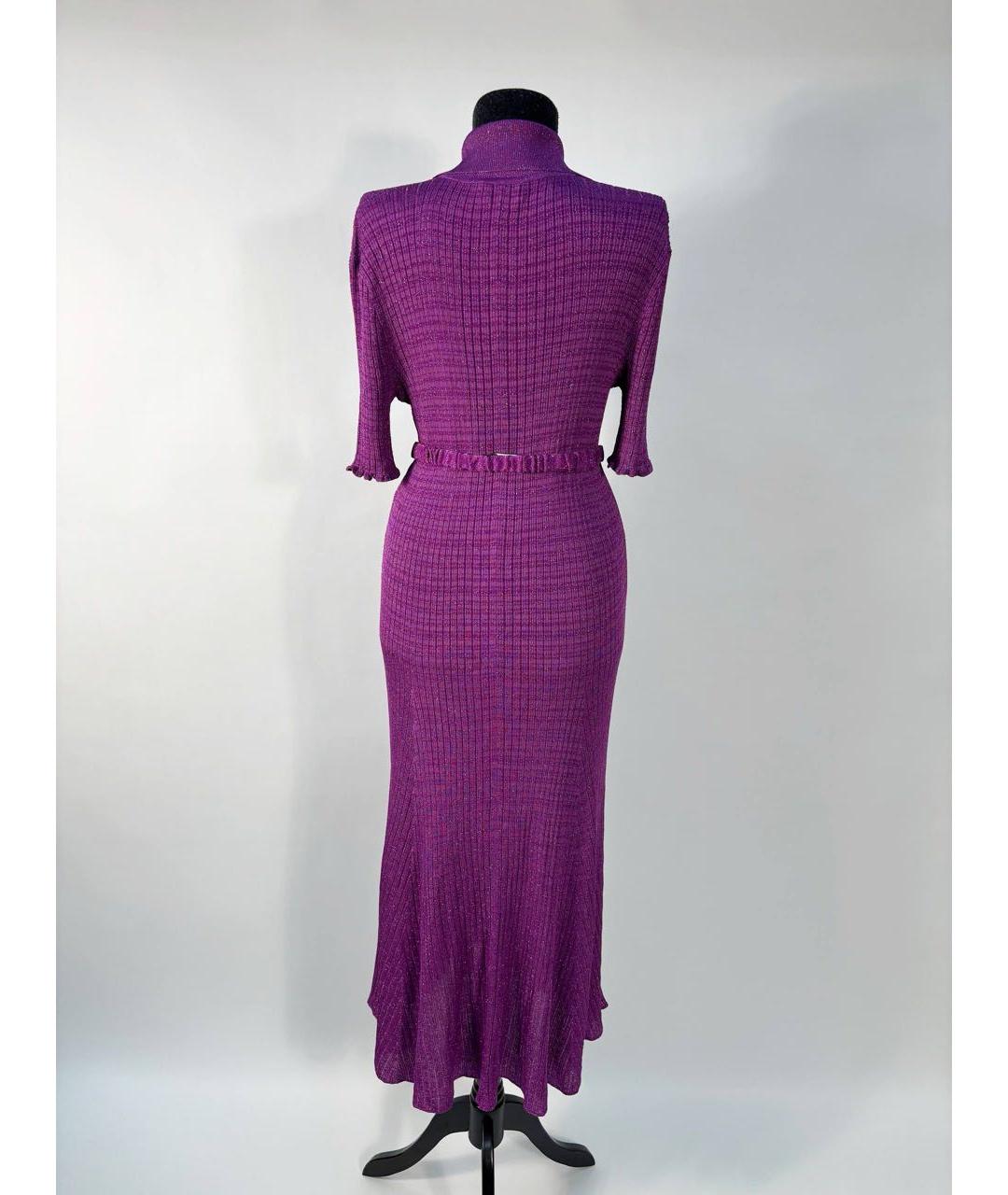 CHANEL Фиолетовое повседневное платье, фото 2