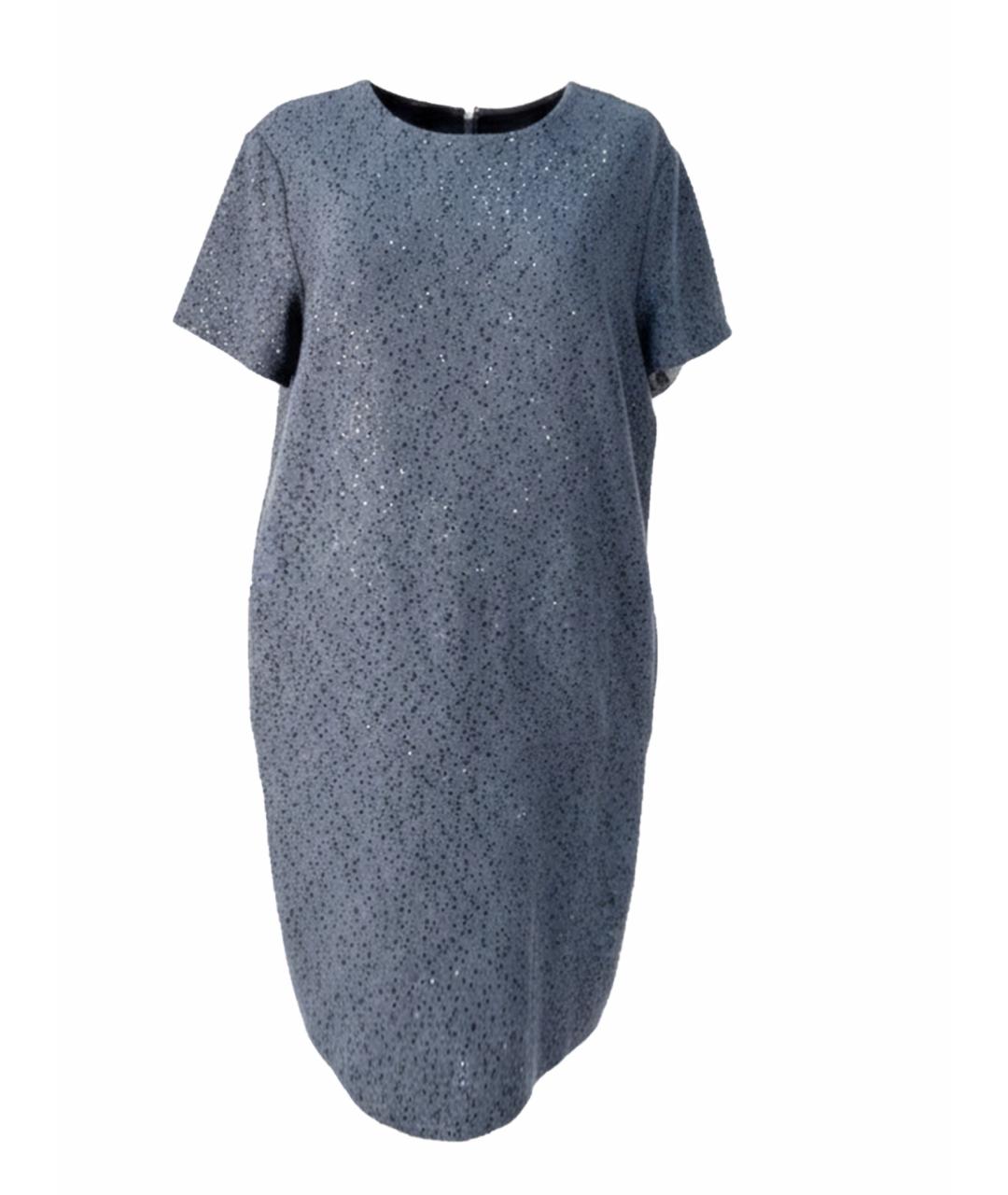 BRUNELLO CUCINELLI Голубое повседневное платье, фото 1